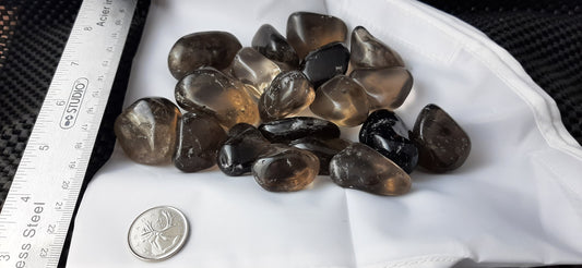 Smoky Quartz Tumble by 500g, Large ~25mm - 35mm