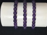 Amethyst Round Bracelet, 8mm WS