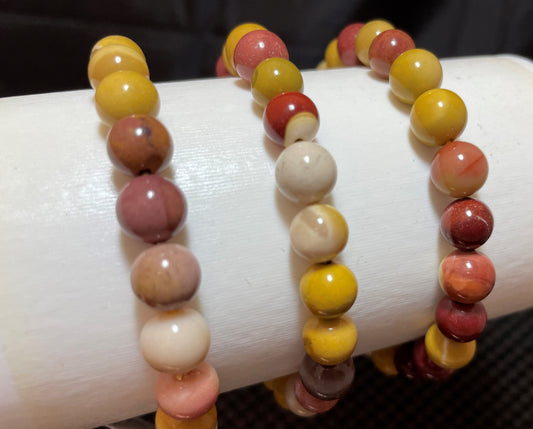 Mookaite Jasper Round Bracelet, 8mm RETAIL