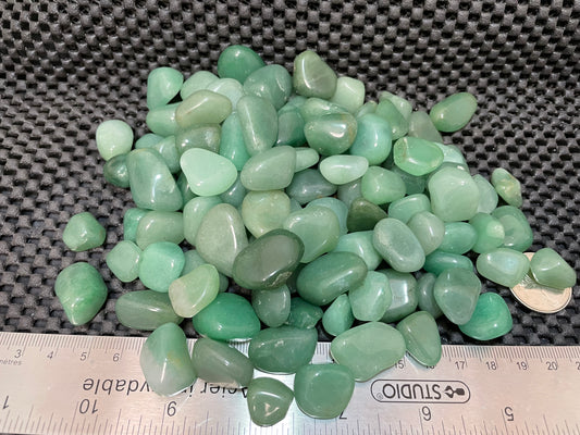 Green Aventurine (Dark) Tumble by 500g, Small 20mm -25mm