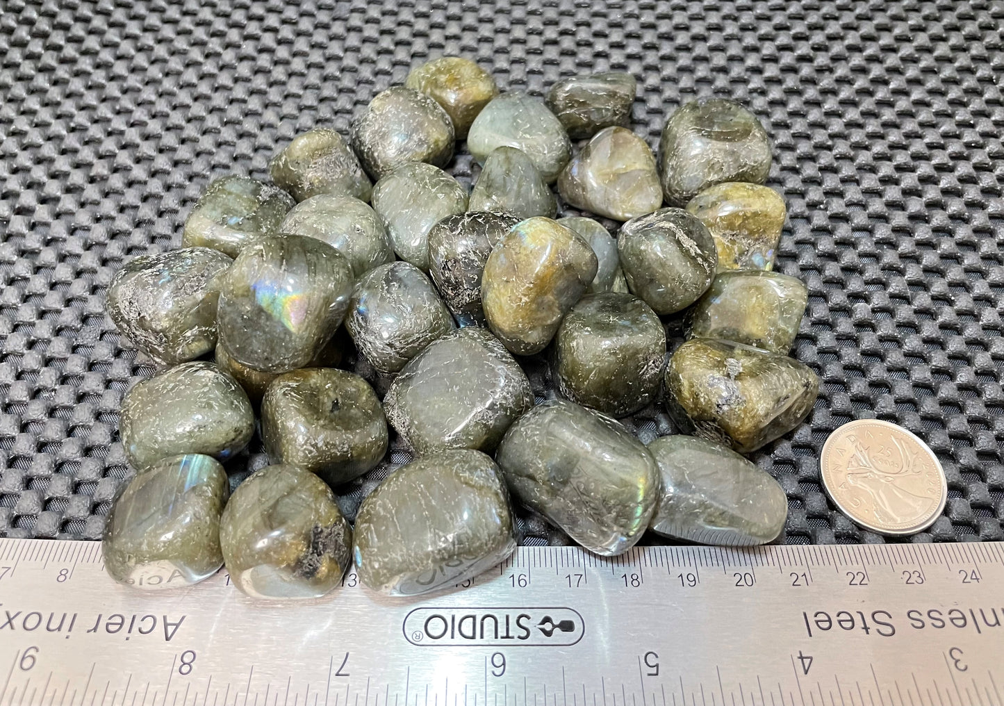 Labradorite Tumble by 500g, Large 25mm-35mm