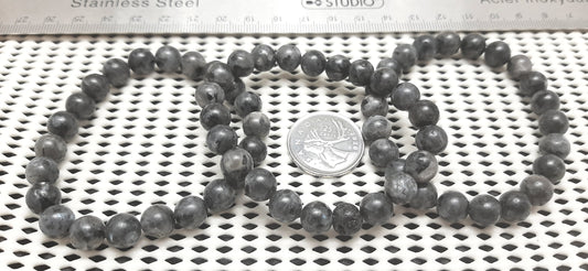 Larkavite Round Bracelet, 8mm WS
