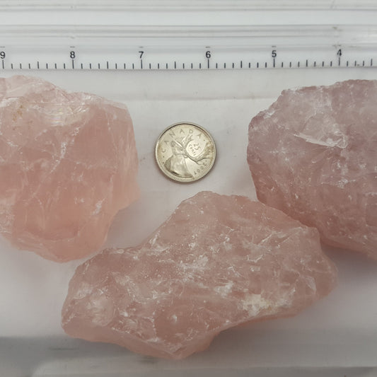 Rose Quartz Raw by Kg, Small 0.5" - 1"